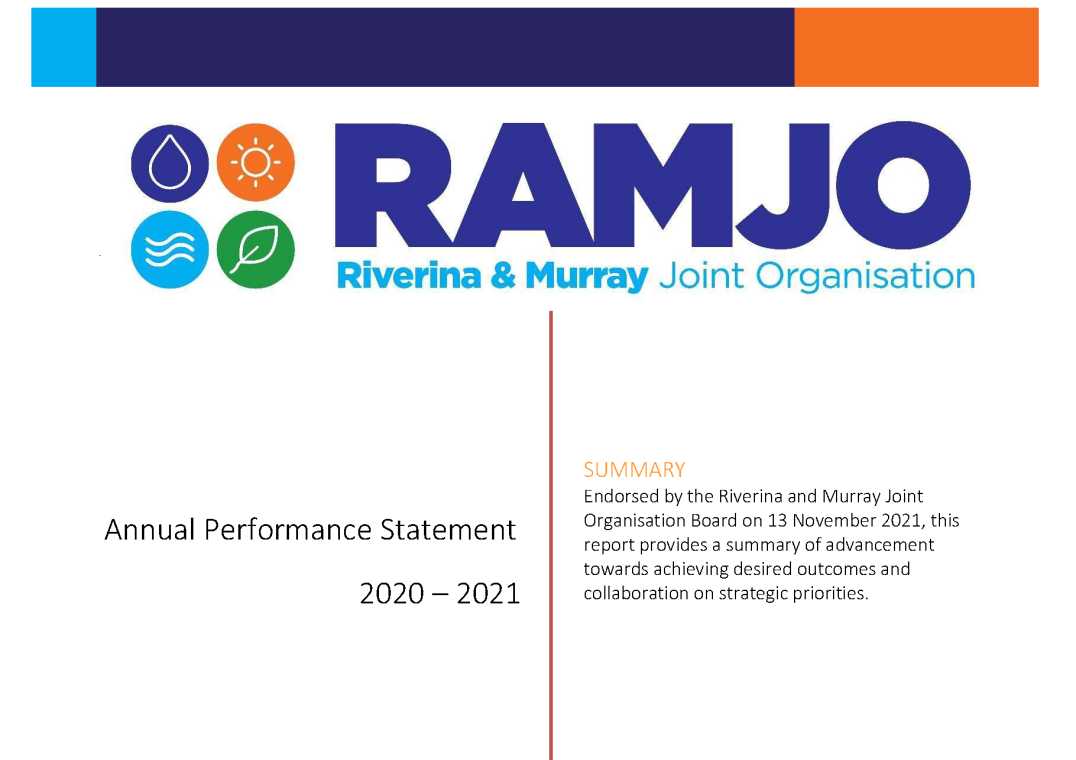 RAMJO Water Position Paper 2020